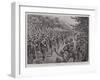 The Arrival of the Squadron of New South Wales Lancers, their Welcome to Aldershot-William T. Maud-Framed Giclee Print