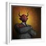 The Arrogance Of Evil-AlienCat-Framed Art Print