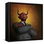 The Arrogance Of Evil-AlienCat-Framed Stretched Canvas