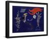 The Arrow, 1943 (Oil on Board)-Wassily Kandinsky-Framed Giclee Print