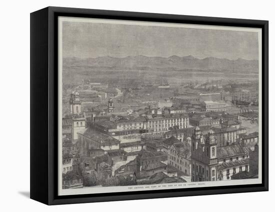 The Arsenal and Part of the City of Rio De Janeiro, Brazil-null-Framed Stretched Canvas