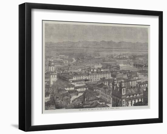 The Arsenal and Part of the City of Rio De Janeiro, Brazil-null-Framed Giclee Print