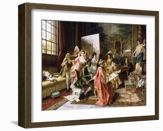 The Art Class-Arturo Ricci-Framed Giclee Print