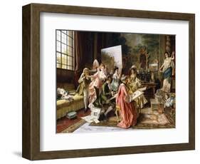 The Art Class-Arturo Ricci-Framed Giclee Print