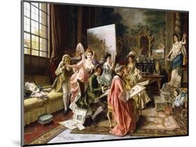 The Art Class-Arturo Ricci-Mounted Giclee Print