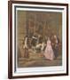 The Art Dealer Gersaint's Sign Board (left part)-Antoine Watteau-Framed Collectable Print