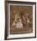 The Art Dealer Gersaint's Sign Board (right part)-Antoine Watteau-Framed Collectable Print