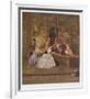 The Art Dealer Gersaint's Sign Board (right part)-Antoine Watteau-Framed Collectable Print