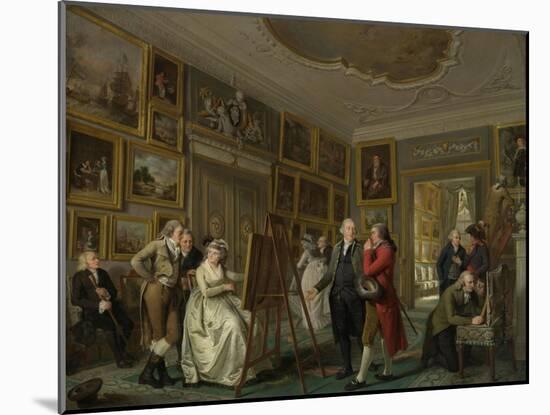 The Art Gallery of Jan Gildemeester Jansz, 1794-5-Adriaen de Lelie-Mounted Giclee Print