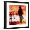 the Art Generation I-Lucy Cloud-Framed Art Print