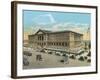 The Art Institute and Ferguson Fountain-null-Framed Photographic Print