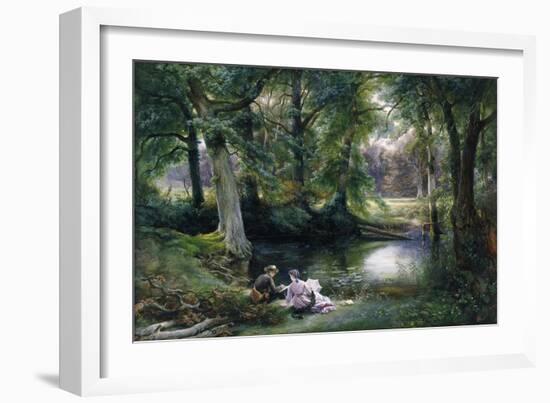 The Art Lesson-Wilhelm Trautschold-Framed Giclee Print