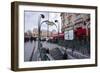 The Art Nouveau Metro Entrance at Saint Michel, Paris, France, Europe-Julian Elliott-Framed Photographic Print