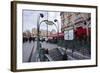 The Art Nouveau Metro Entrance at Saint Michel, Paris, France, Europe-Julian Elliott-Framed Photographic Print