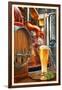 The Art of Beer - Brewery Scene-Lantern Press-Framed Art Print