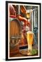 The Art of Beer - Brewery Scene-Lantern Press-Framed Art Print