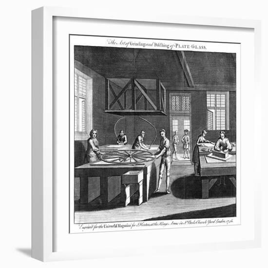 The Art of Grinding and Polishing of Plate-Glass, 1748-null-Framed Giclee Print