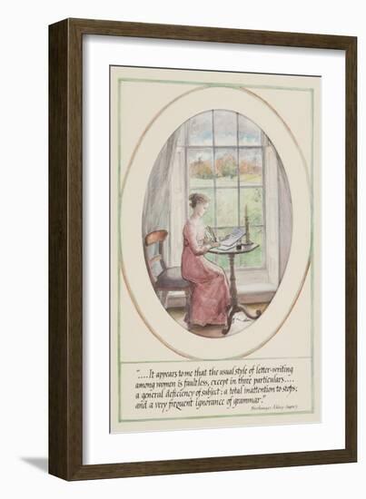 The Art of Letter Writing, 2007-Caroline Hervey-Bathurst-Framed Giclee Print
