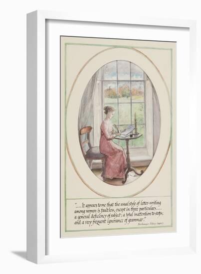 The Art of Letter Writing, 2007-Caroline Hervey-Bathurst-Framed Giclee Print