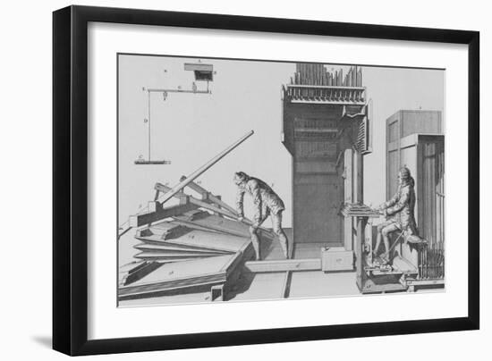 The Art of Organ Building; L'Art Du Facteur D'Orgues-Francois Bedos de Celles-Framed Giclee Print