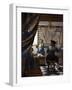 The Art of Painting (The Allegory of Painting), 1673-Johannes Vermeer-Framed Giclee Print