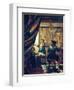 The Art of Painting (The Artist's Studio). About Um 1666/68-Johannes Vermeer-Framed Giclee Print