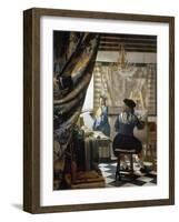 The Art of Painting (The Artist's Studio), C. 1666-68-Johannes Vermeer-Framed Giclee Print