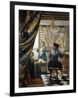 The Art of Painting (The Artist's Studio), C. 1666-68-Johannes Vermeer-Framed Giclee Print