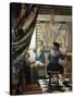 The Art of Painting (The Artist's Studio), C. 1666-68-Johannes Vermeer-Stretched Canvas