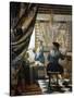 The Art of Painting (The Artist's Studio), C. 1666-68-Johannes Vermeer-Stretched Canvas