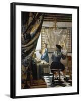 The Art of Painting (The Artist's Studio), C. 1666-68-Johannes Vermeer-Framed Giclee Print