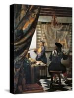 The Art of Painting-Johannes Vermeer-Stretched Canvas