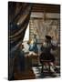 The Art of Painting-Johannes Vermeer-Stretched Canvas