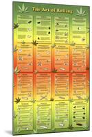 The Art of Rolling Joints Pot Marijuana Art Print Poster-null-Mounted Poster