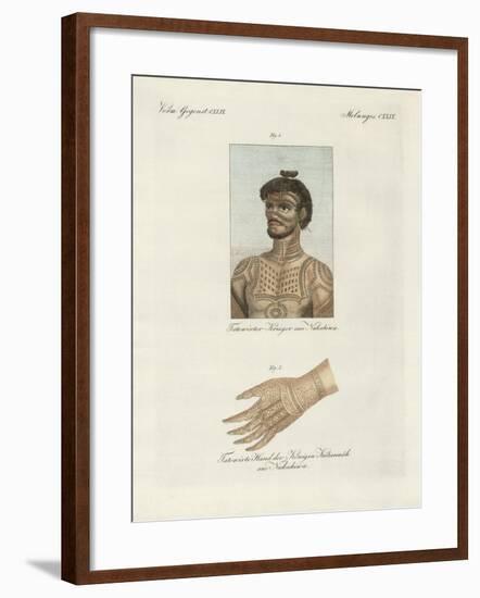 The Art of Tattooing on the Island of Nukahiwa-null-Framed Giclee Print