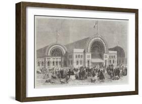 The Art-Treasures Exhibition Building, Manchester, Exterior-Percy William Justyne-Framed Giclee Print