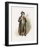 The Artful Dodger, Illustration from 'Character Sketches from Charles Dickens', C.1890-Joseph Clayton Clarke-Framed Giclee Print