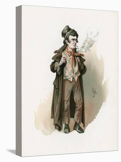 The Artful Dodger, Illustration from 'Character Sketches from Charles Dickens', C.1890-Joseph Clayton Clarke-Stretched Canvas
