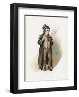 The Artful Dodger, Illustration from 'Character Sketches from Charles Dickens', C.1890-Joseph Clayton Clarke-Framed Premium Giclee Print