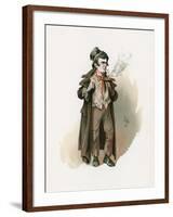 The Artful Dodger, Illustration from 'Character Sketches from Charles Dickens', C.1890-Joseph Clayton Clarke-Framed Giclee Print