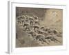 The Artful Dodgers (Shrapnel Coming Down the Road)-Frederic Remington-Framed Giclee Print