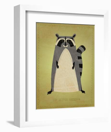 The Artful Raccoon-John Golden-Framed Giclee Print