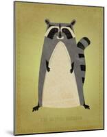 The Artful Raccoon-John Golden-Mounted Giclee Print