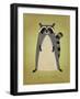 The Artful Raccoon-John W Golden-Framed Giclee Print