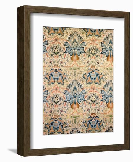 The Artichoke Embroidered Hanging, Worked by Mrs Godman, 1877-William Morris-Framed Giclee Print