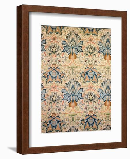 The Artichoke Embroidered Hanging, Worked by Mrs Godman, 1877-William Morris-Framed Giclee Print