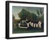 The Artillerymen, about 1895-Henri Rousseau-Framed Giclee Print