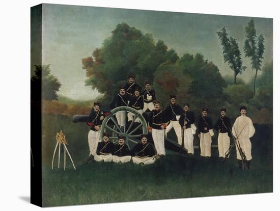 The Artillerymen, about 1895-Henri Rousseau-Stretched Canvas