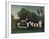 The Artillerymen, about 1895-Henri Rousseau-Framed Giclee Print