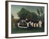 The Artillerymen, about 1895-Henri Rousseau-Framed Giclee Print